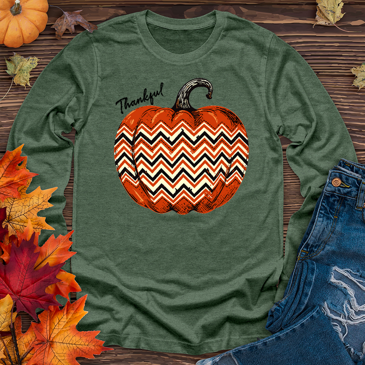 Thankful Pumpkin Love Long Sleeve Tee