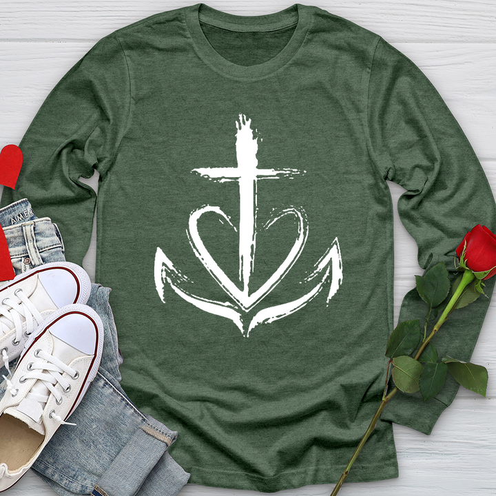 Faith is the Anchor Long Sleeve Tee