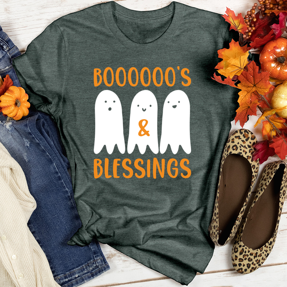 Boo's & Blessings Heathered Tee