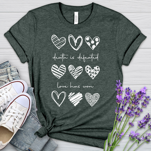 Love Has Won Heathered Tee