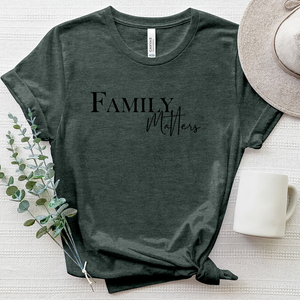 Family Matters Heathered Tee