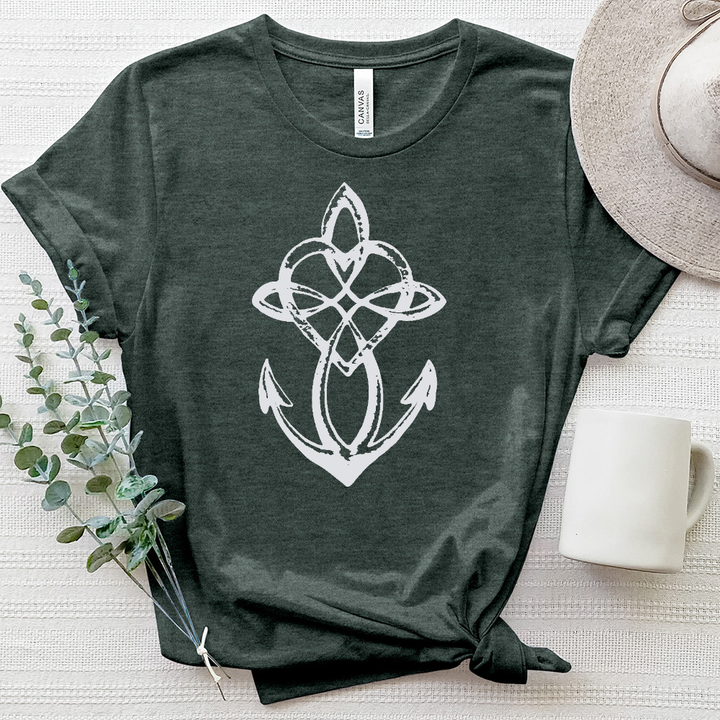 Infinity Anchor Heathered Tee