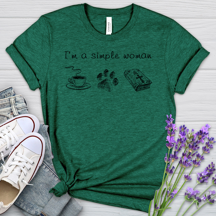 Simple Woman Heathered Tee