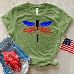 American Faith Dragonfly Heathered Tee