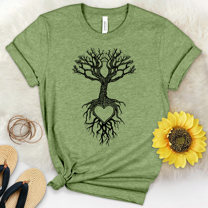 Tree of Love Heathered Tee