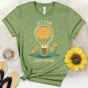 Dandelion Lightbulb Heathered Tee