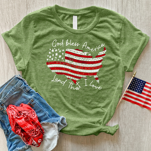 God Bless America USA Tee