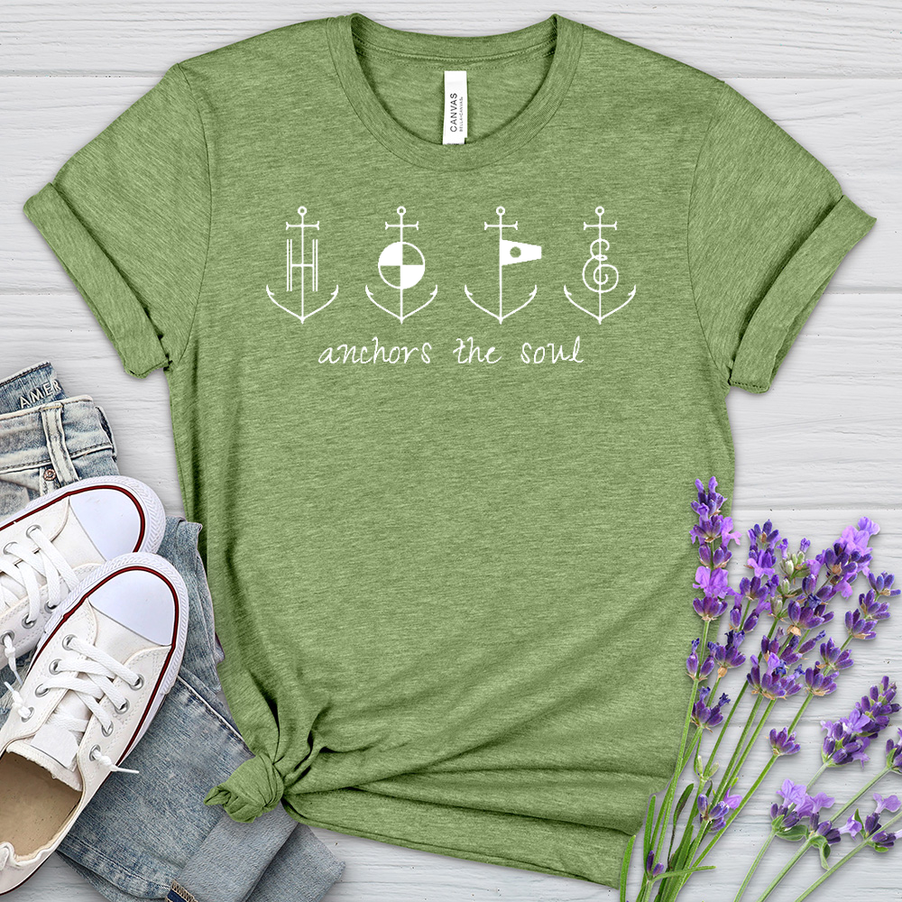 Hope Anchors Graphic Heathered Tee