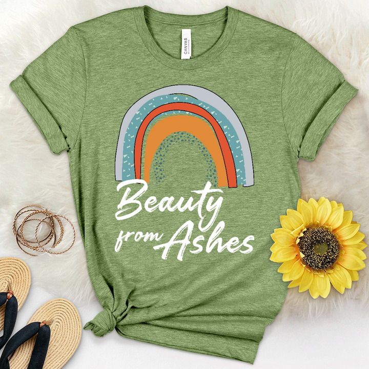 Beauty From Ashes Rainbow Heathered Tee