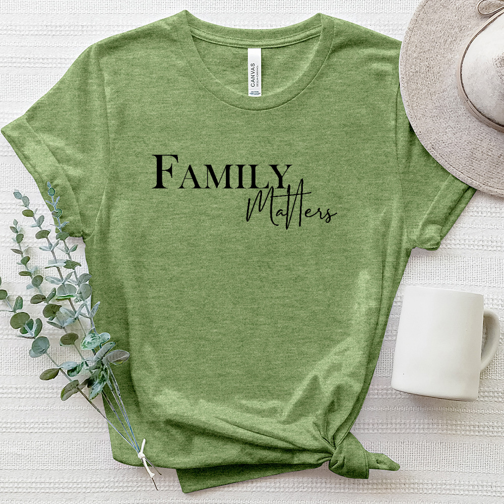 Family Matters Heathered Tee