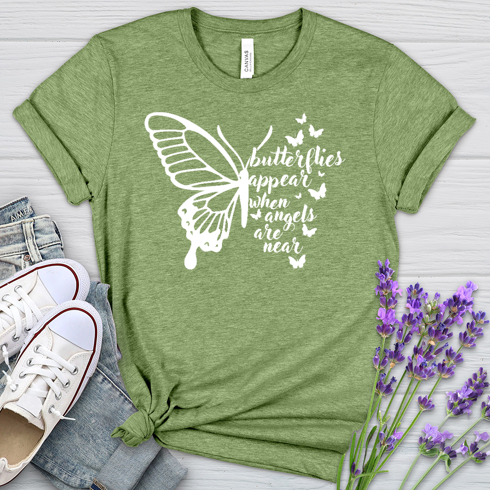 Butterflies Appear Heathered Tee