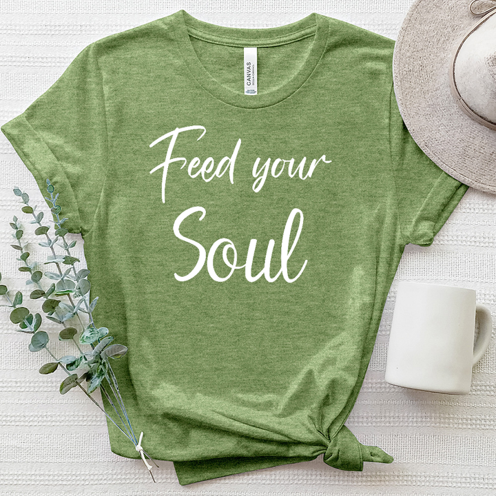 Feed Your Soul Heathered Tee