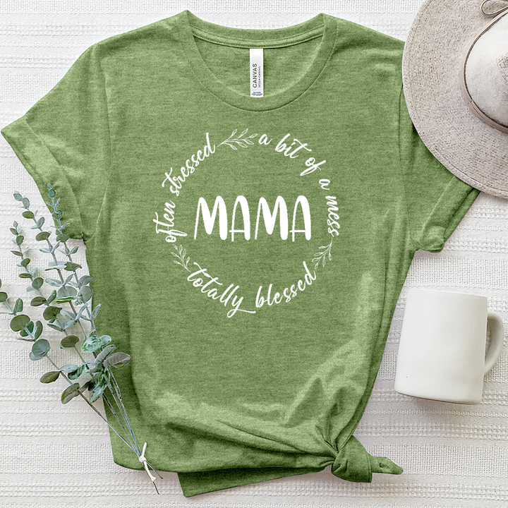 Mama Is Circle Heathered Tee