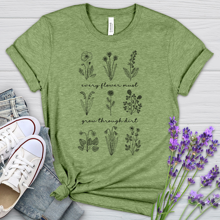 Every Flower Heathered Tee