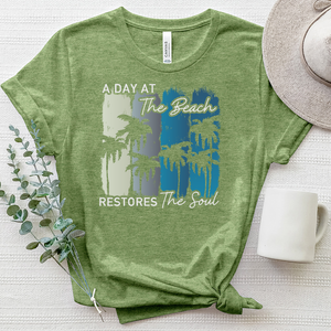 Restores The Soul Watercolor Heathered Tee