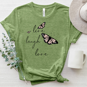 Live Laugh Lovin It Heathered Tee