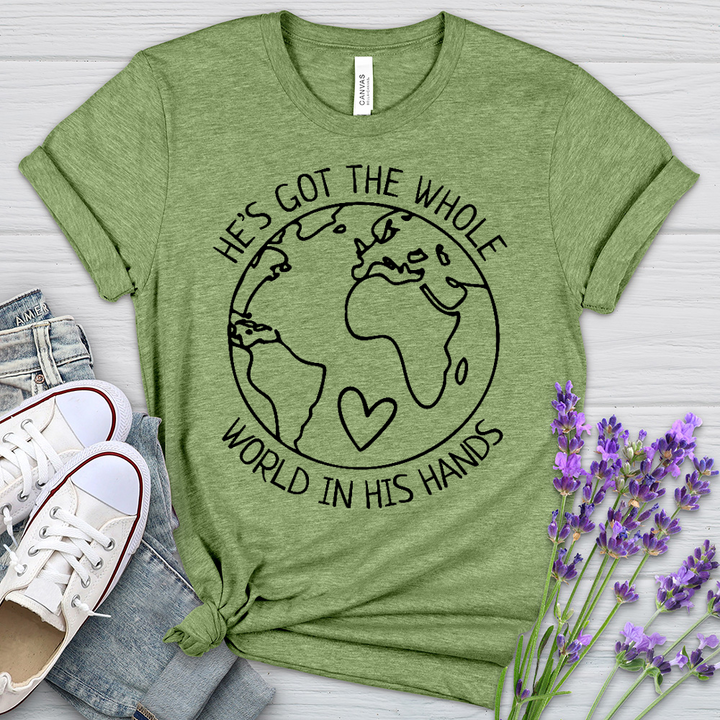 The Whole World Heathered Tee