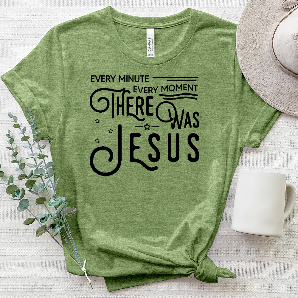 There Was Jesus Heathered Tee