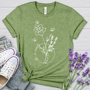 He Is Risen Bees Heathered Tee