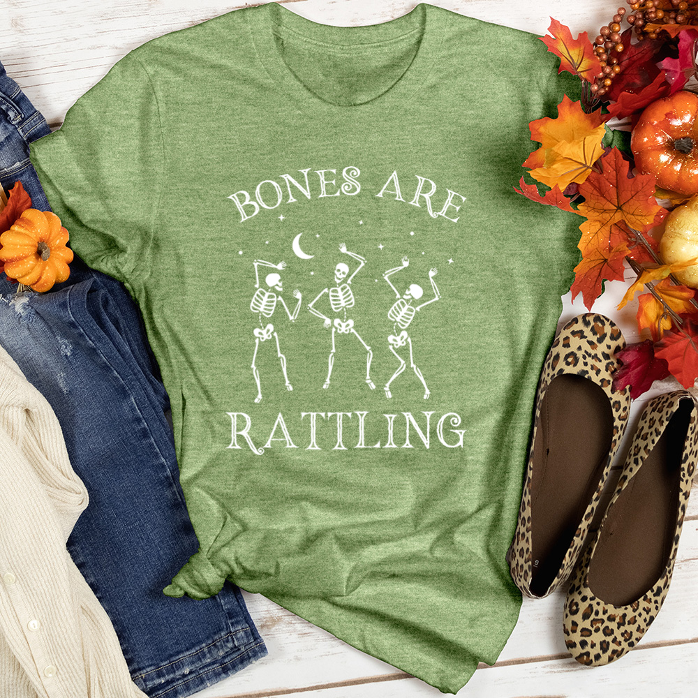 Bones Are Rattling Heathered Tee