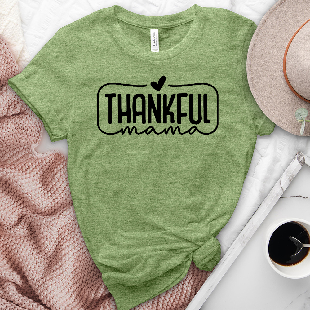 Thankful Mama Heathered Tee