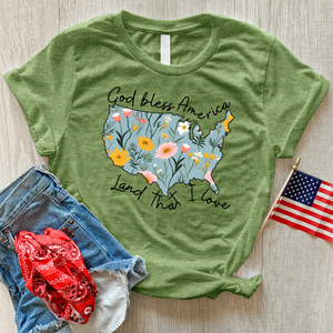 Land That I Love Wildflowers Heathered Tee