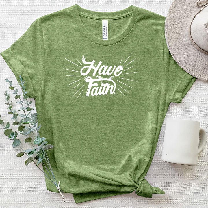 Have Faith Heathered Tee