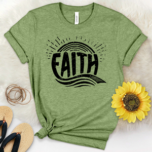 Faith Sunset Heathered Tee