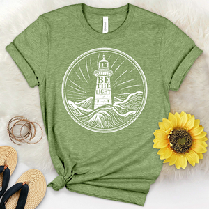 Be The Light Heathered Tee