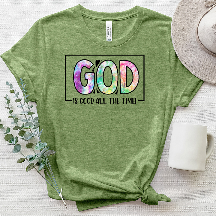 God Is Good All the Time Heathered Tee