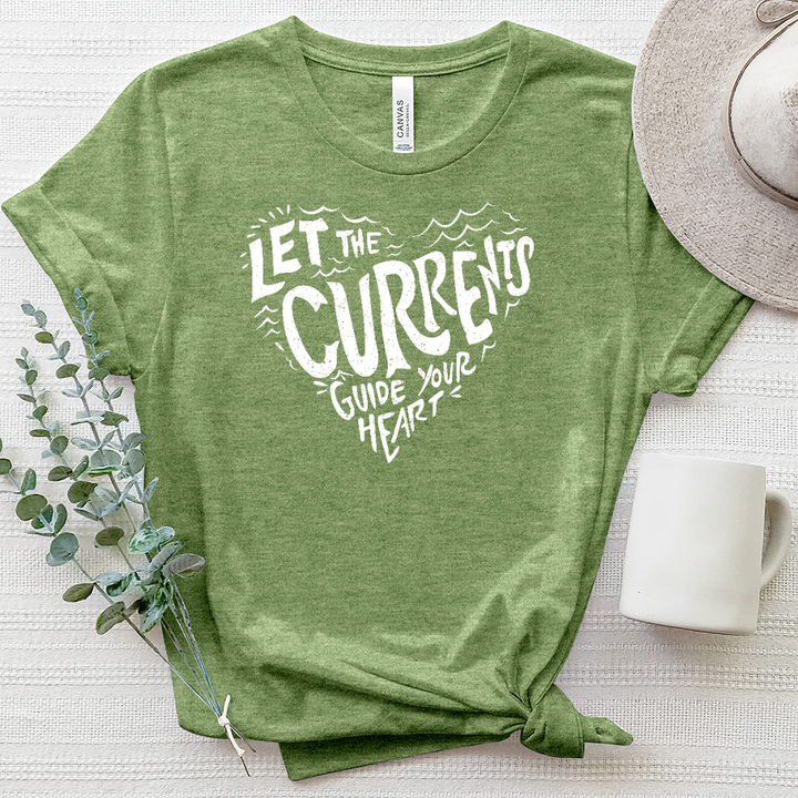 Guide Your Heart Heathered Tee