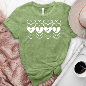 Mama Hearts Heathered Tee