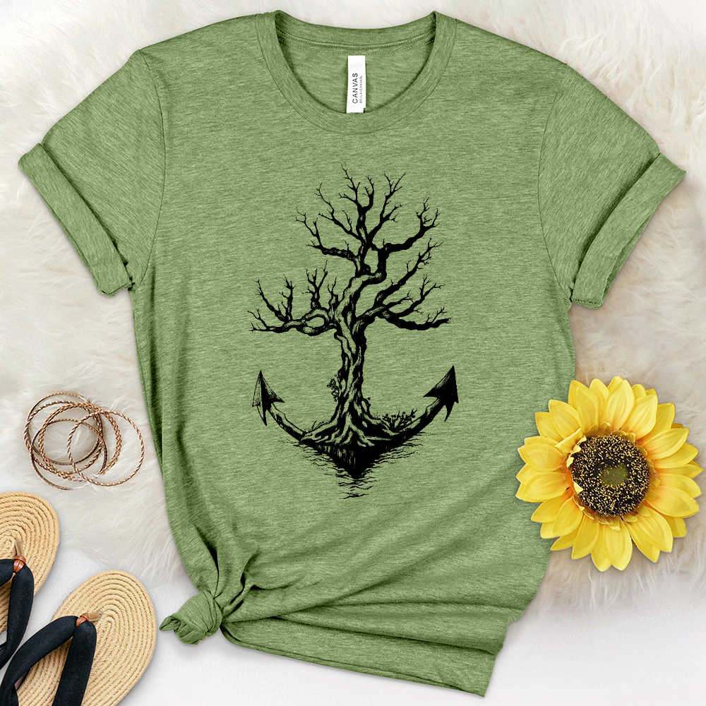 Anchored Heathered Tee