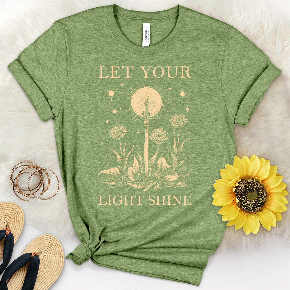 Dandelion Light Shine Heathered Tee