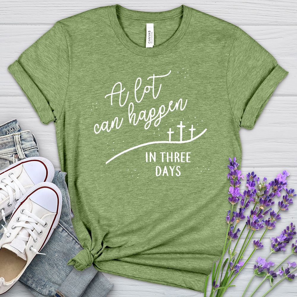 A Lot Can Happen Heathered Tee