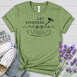 Let Kindness Ripple Heathered Tee