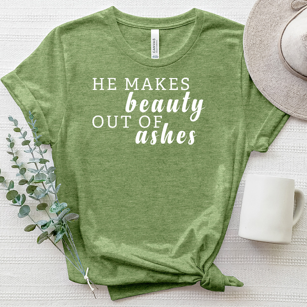 He Makes Beauty Heathered Tee