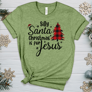 Silly Santa Heathered Tee