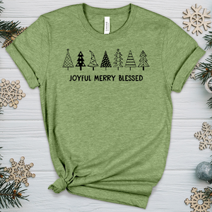 JMB Christmas Trees Heathered Tee