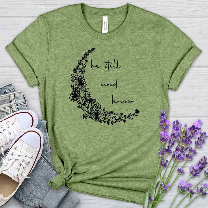 Be Still and Know Heathered Tee