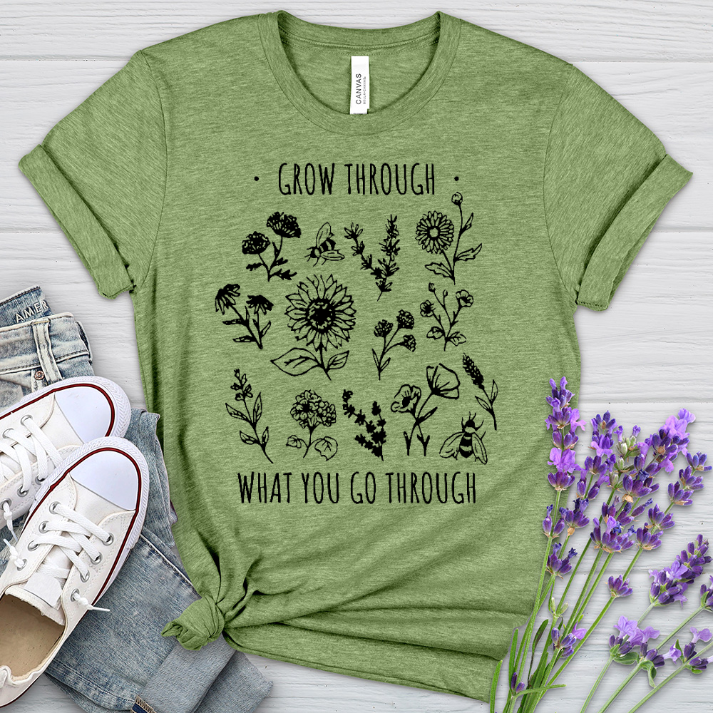 Grow Through Garden Heathered Tee