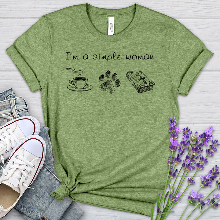 Simple Woman Heathered Tee