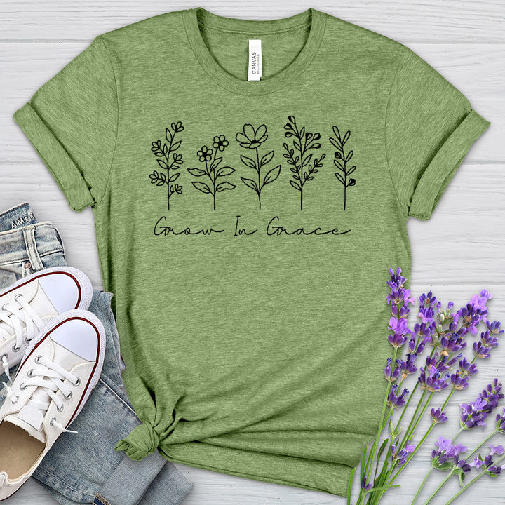 Grow In Grace Heathered Tee