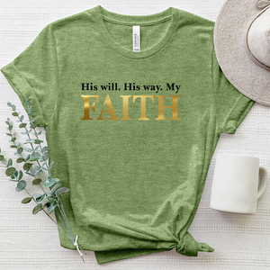 His Will, His Way Heathered Tee