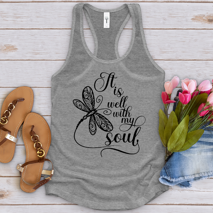 It Is Well Dragonfly Tank Top