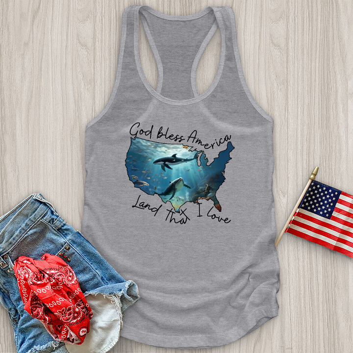 Ocean With Animals in It 3 Tank Top