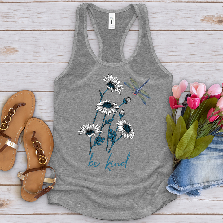 Be Kind Daisy Flower Tank Top