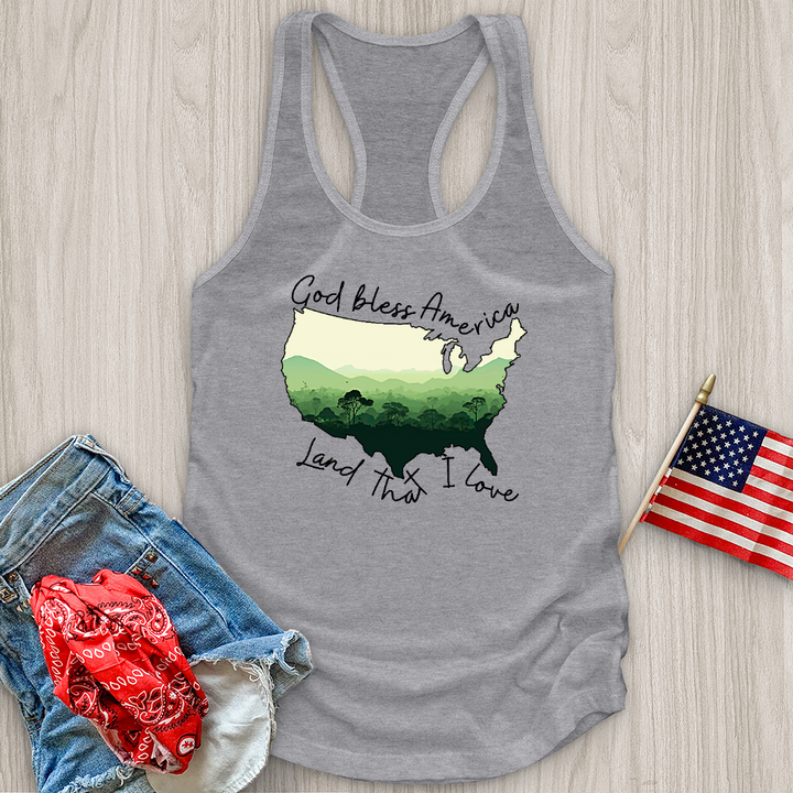 God Bless Rainforest Variation Tank Top