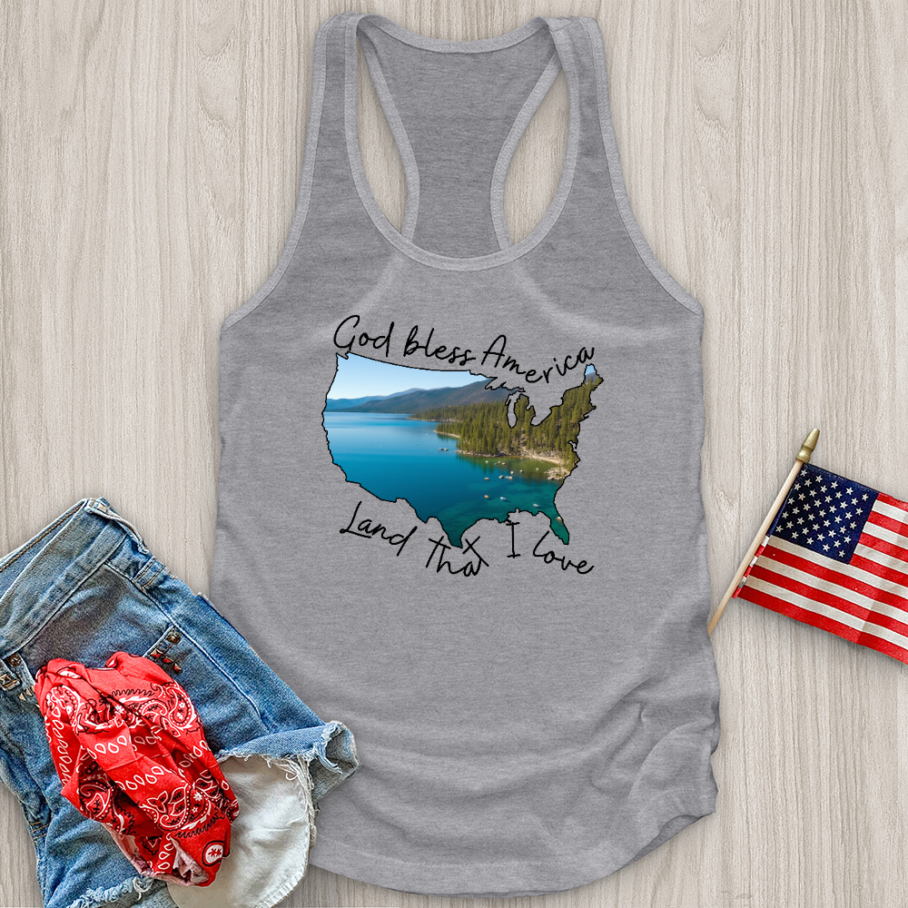 Lake With Boats on It Tank Top