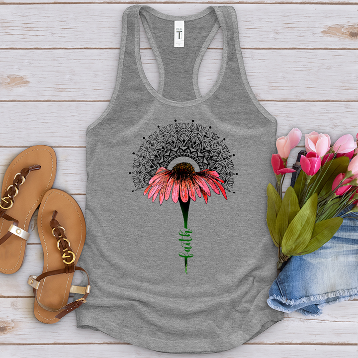 Faith Flower Mandala Tank Top